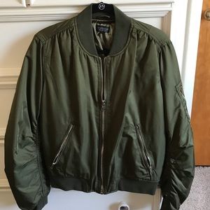 Army Green Bomber Jacket